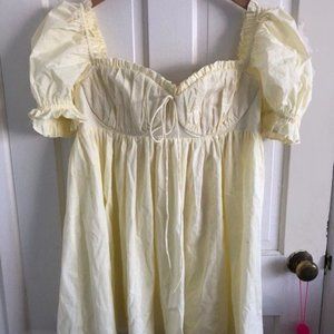 BNWT Selkie Bebe Seashell Dress in Lemon Ice - XL
